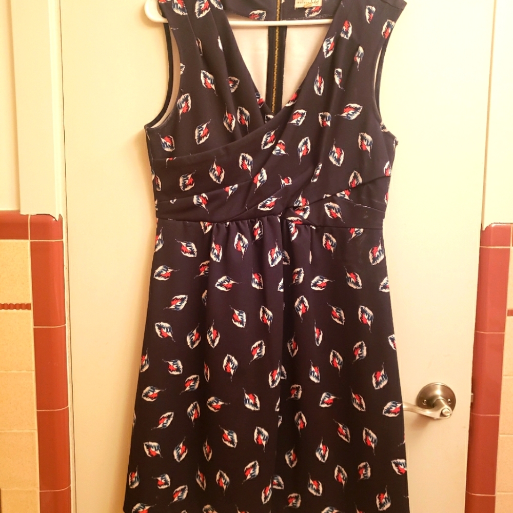 Dress with zipper back